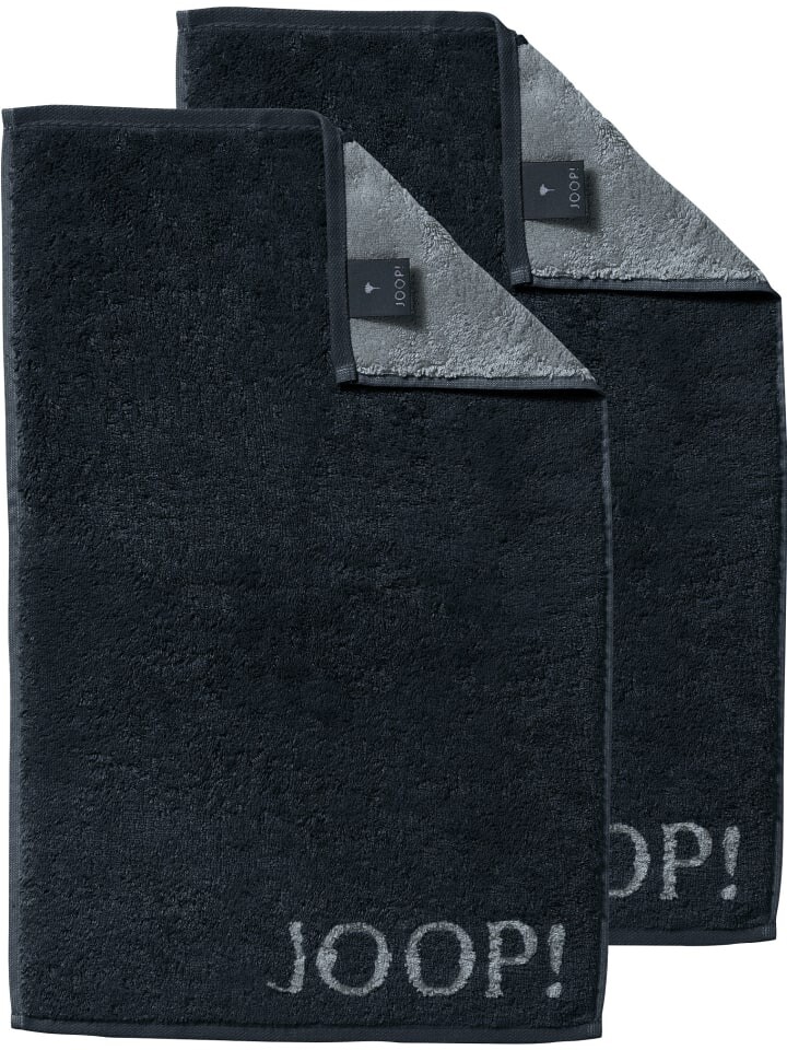 

Гостевое полотенце JOOP! im 2er Pack Classic Doubleface, черный