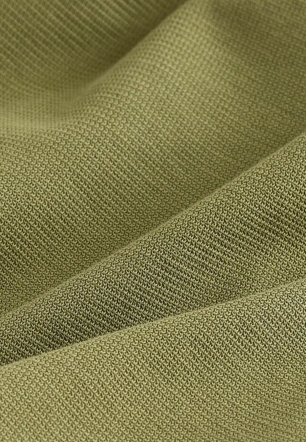Текстурированная элегантная рубашка поло Next, Olive Green — фото 2
