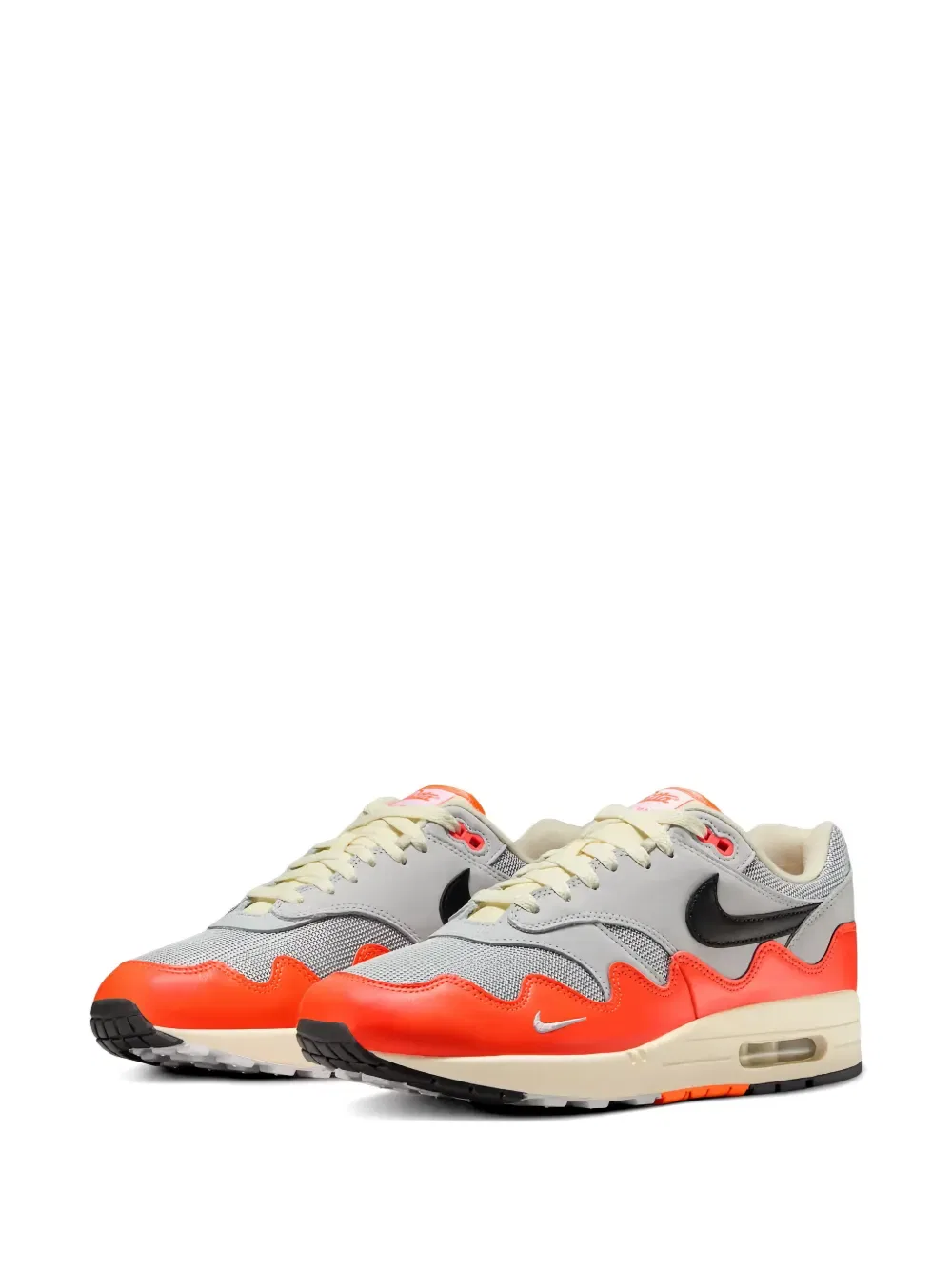 Кроссовки Air Max 1 "Patta - Hyper Crimson" Nike, оранжевый — фото 2