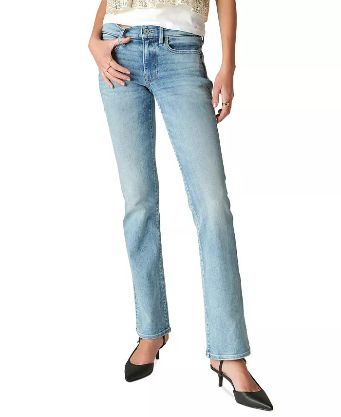 

Женские джинсы Sweet Bootcut средней посадки Lucky Brand, синий