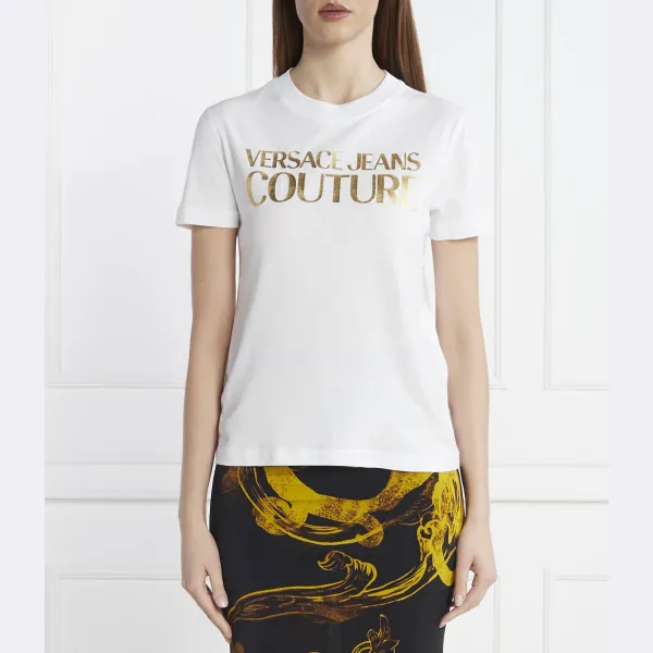 

Футболка стандартного кроя Versace, белый