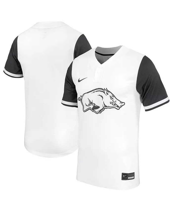 

Мужская белая реплика софтбольной майки Arkansas Razorbacks Nike