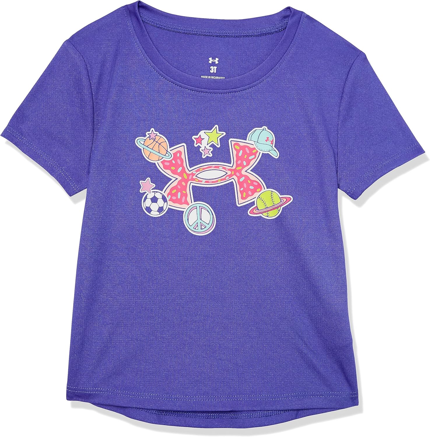 

Under Armour футболка для девочек, короткий рукав, круглый вырез, легкая и дышащая, Purple All Sport, Фиолетовый, Under Armour футболка для девочек, короткий рукав, круглый вырез, легкая и дышащая, Purple All Sport