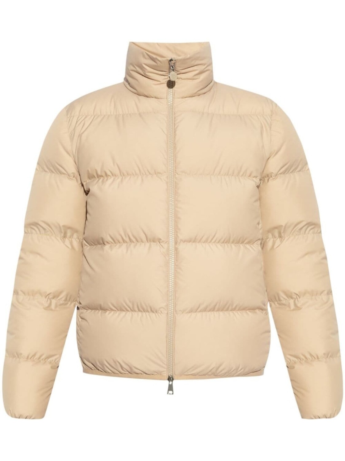

Moncler пуховик Abbadia с логотипом, нейтральный цвет