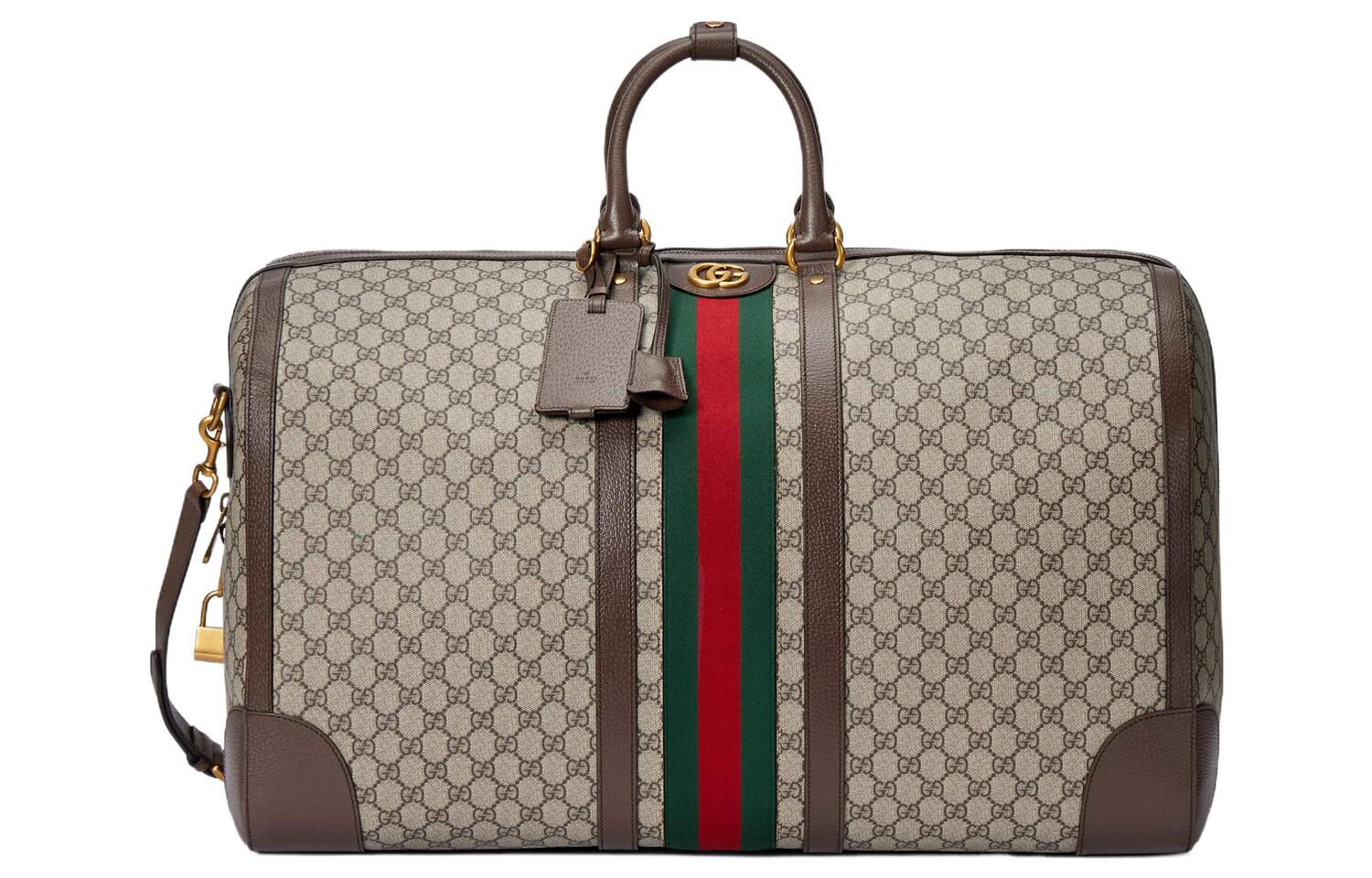 

Сумка Savoy Medium Duffle Travel Bag Men Beige/Ebony GUCCI