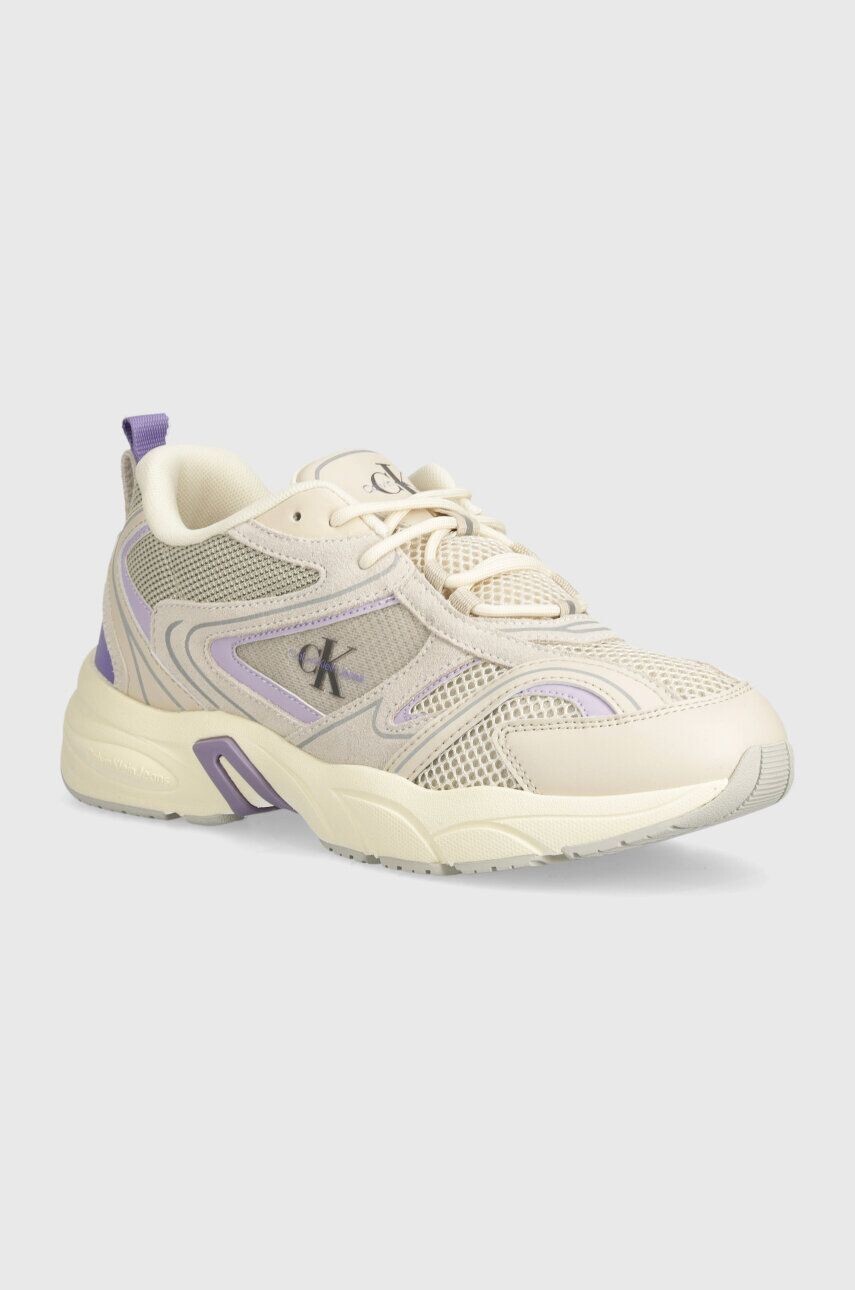 

Кроссовки Calvin Klein Jeans YW0YW00891 RETRO TENNIS SU-MESH W, бежевый