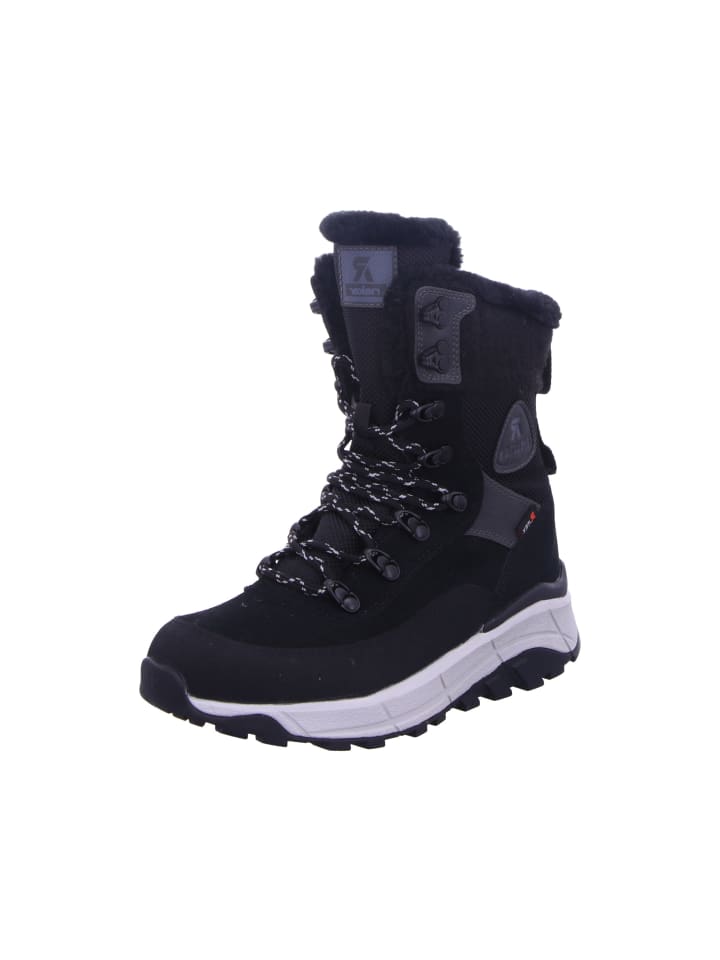 Сапоги rieker Schnürstiefel, цвет black/schwarz/blei