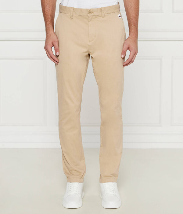 

Брюки мужские Tommy Jeans прямого кроя, бежевый