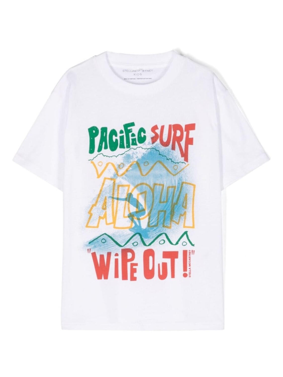 

Stella McCartney Kids футболка с принтом Pacific Surf, белый