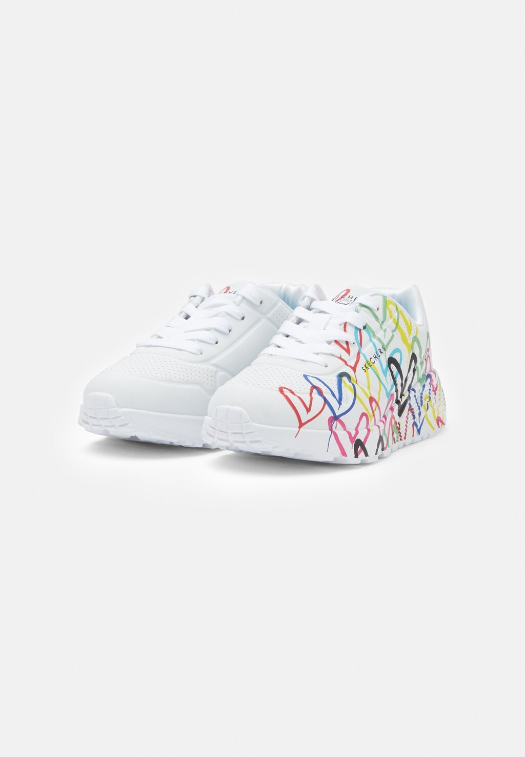 Низкие кроссовки Uno Lite Skechers, цвет white/multi trim — фото 2