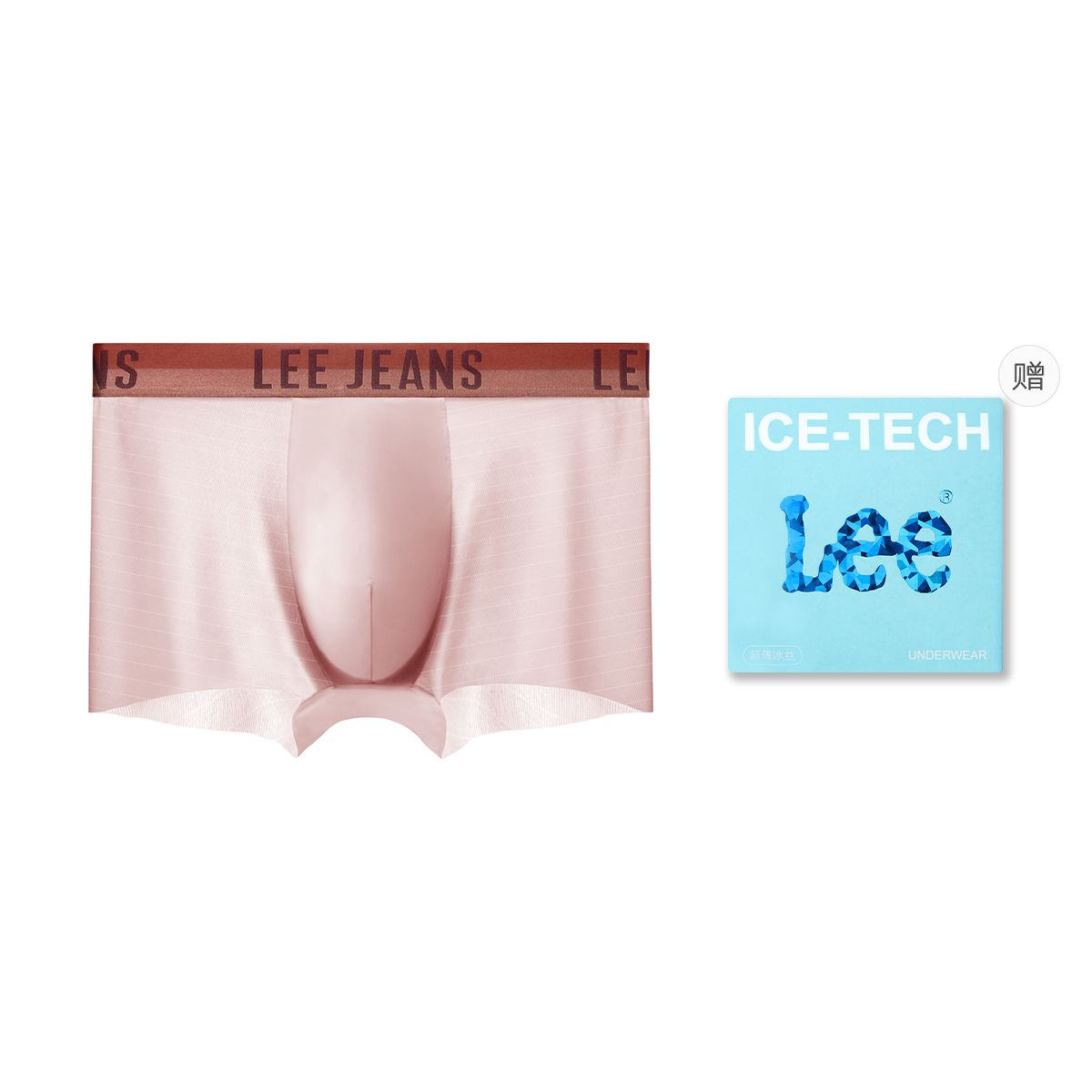 

Комплект мужских трусов подарочный набор Lee, красный