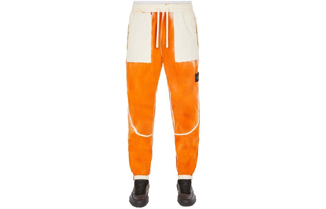 

Рукопыльное напыление SS23 Повседневные брюки мужские STONE ISLAND, Выжженный чайный коричневый