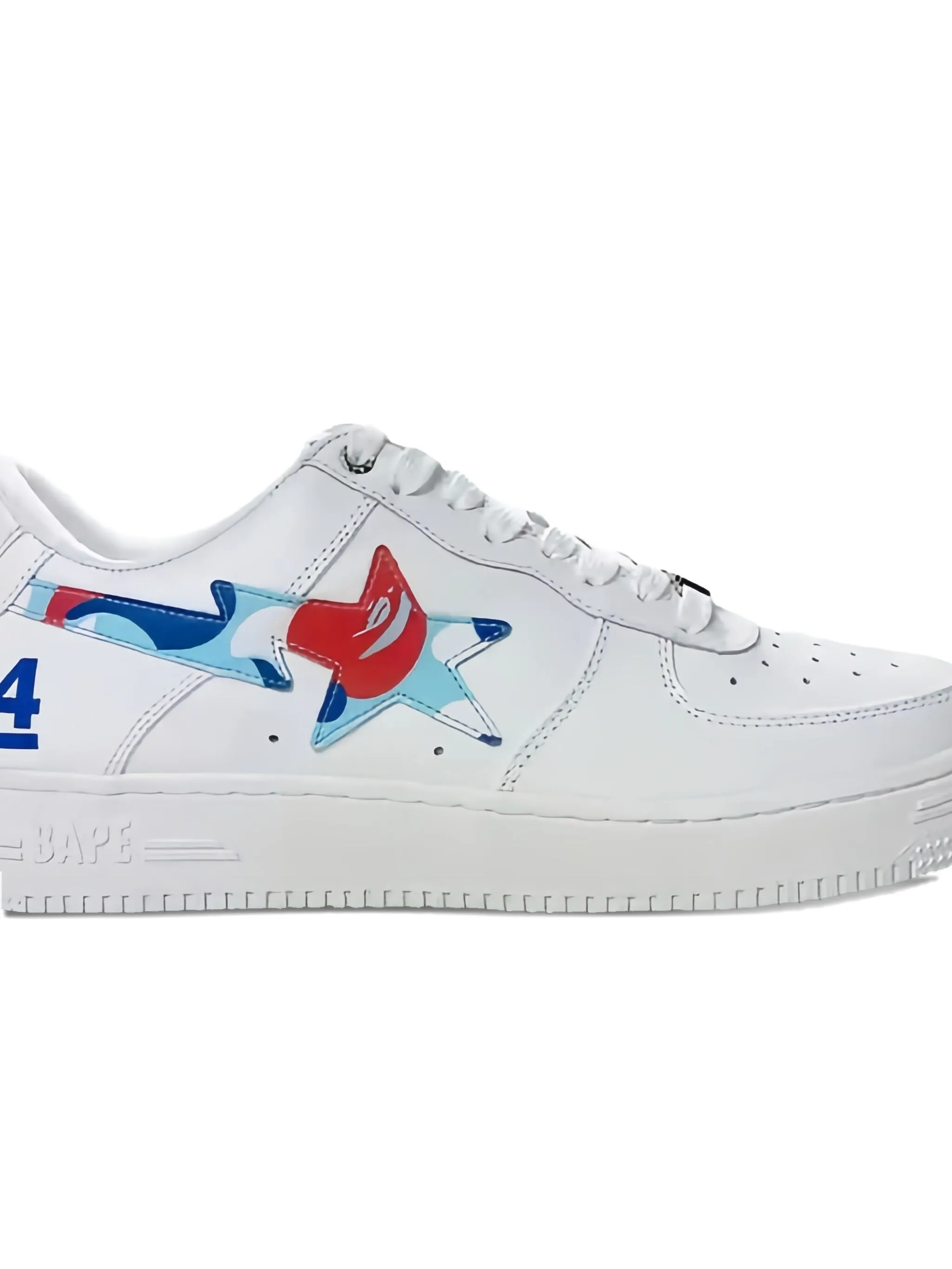 Кроссовки Bape Sta Paris 4th Anniversary A Bathing Ape, белый — фото 2