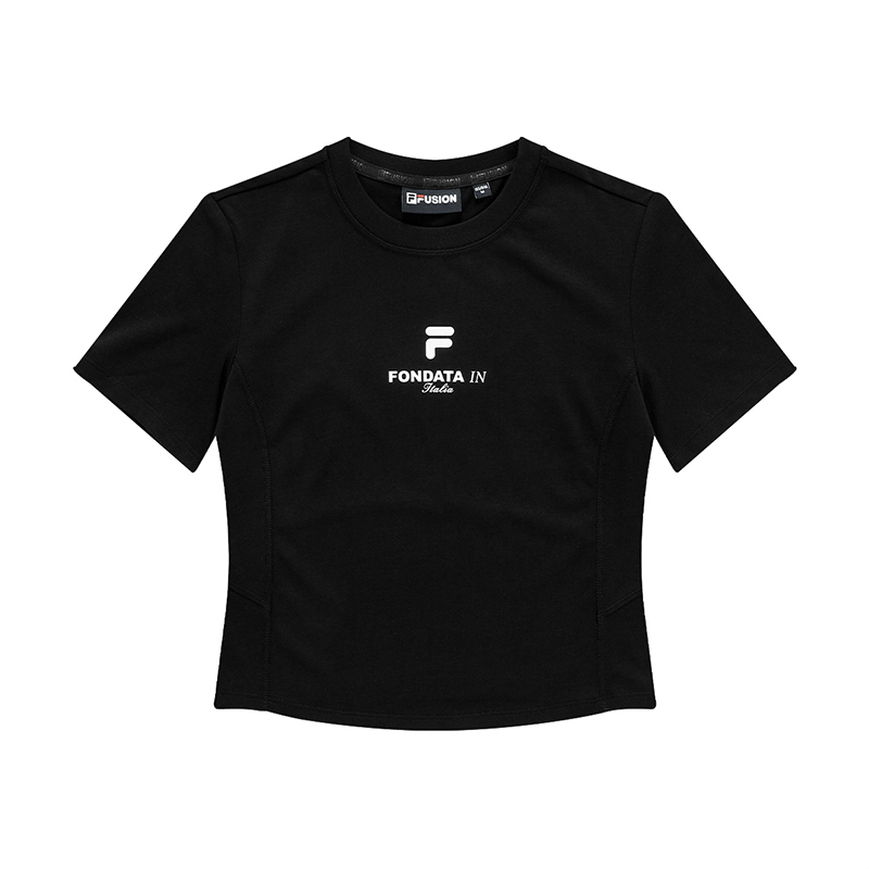 

FILA FUSION Футболка INLINE Regular, женская, цвет «угольно-черный»
