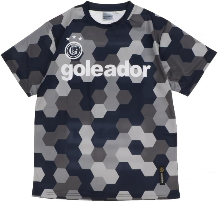 

Классическая тренировочная футболка GOREADOR с шестиугольным принтом, выполненным методом сублимационной печати Goleador, синий