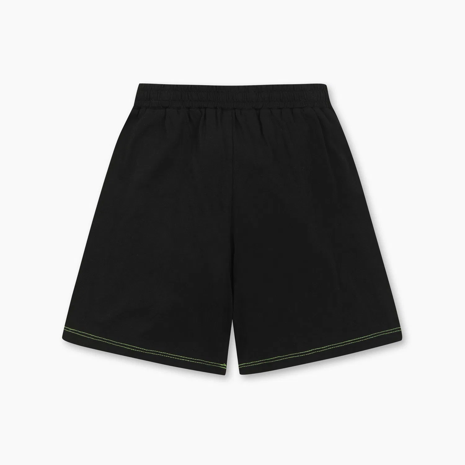 Детские чёрные графические шорты длиной до колена от Benetton Kids — фото 2