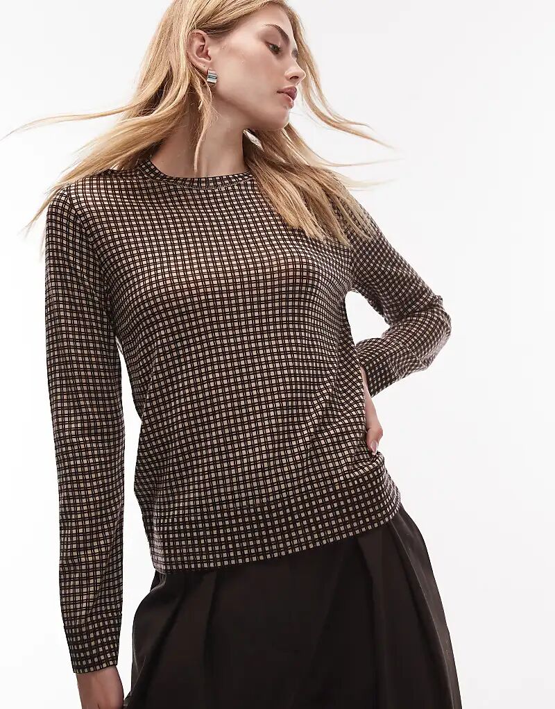 

Свитер ARKET из чистой шерсти в клетку