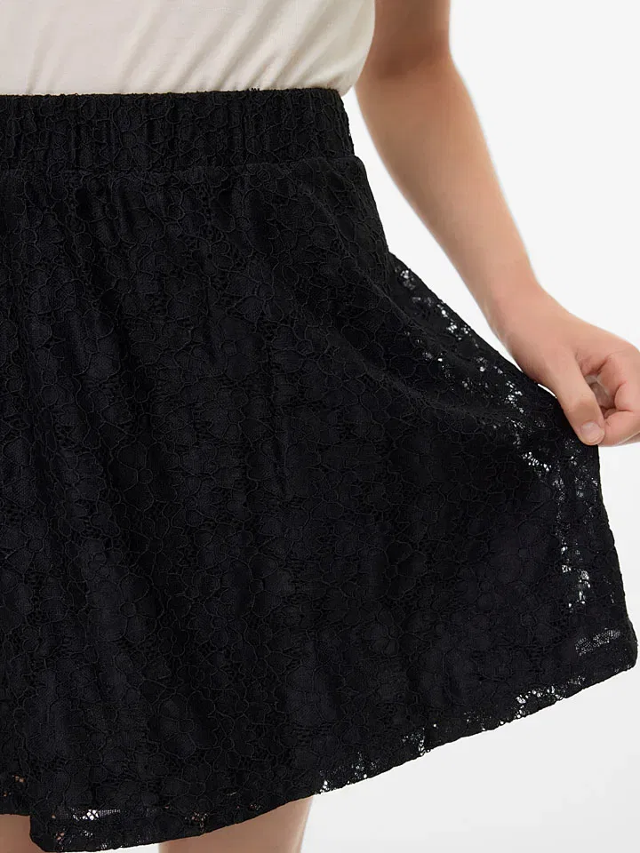 Юбка эластичная Vero Moda Girl, черный — фото 4