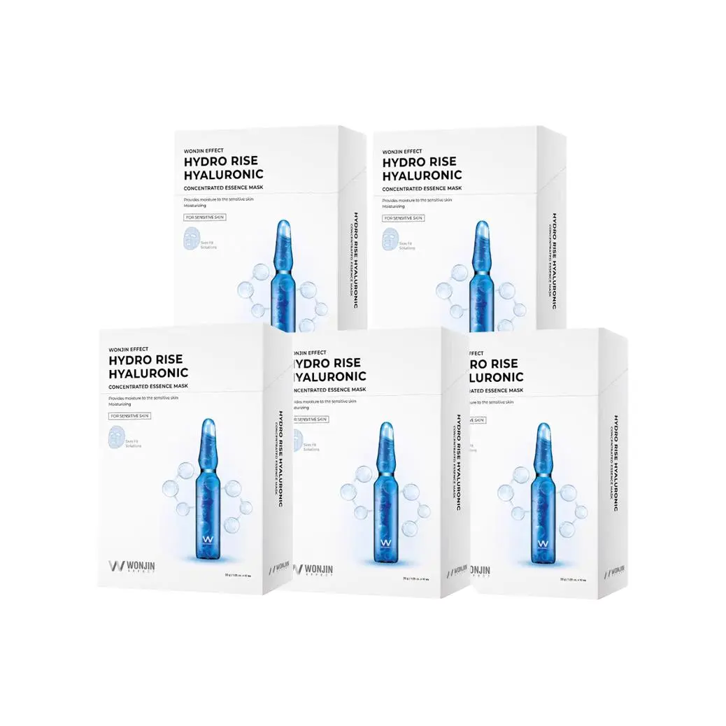 

Гидратирующая маска для лица Hydro Rise с гиалуроновой кислотой, 10 шт/упаковка Wonjin Effect