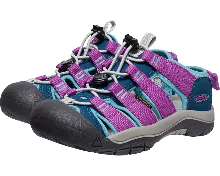 

Сандалии KEEN Kids Newport Boundless, цвет Legion Blue/Willowherb