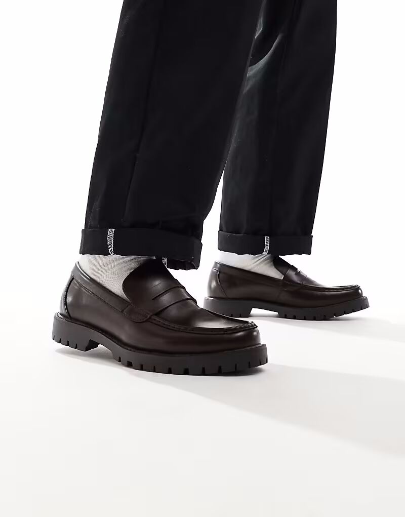 

Лоферы Ravi из коричневого полиуретана Schuh