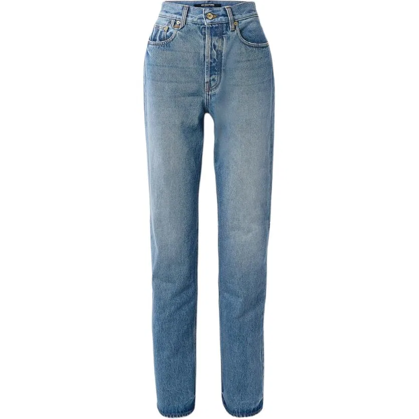 Джинсы женские blue moderate straight fit Jacquemus