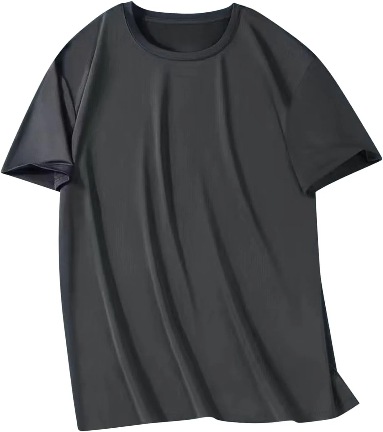 

Футболка мужская Plus Size с коротким рукавом и круглым вырезом