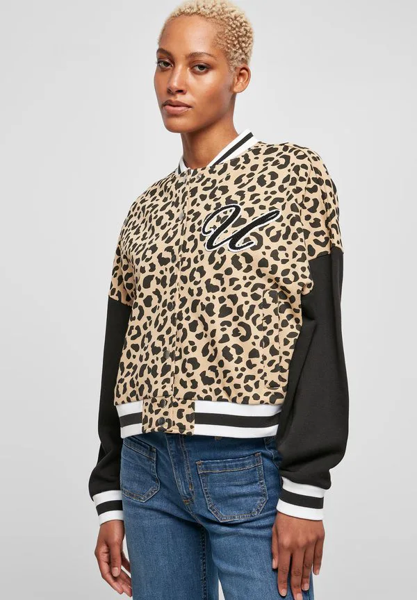 

Толстовка на молнии с символикой колледжа aop Urban Classics, Unionbeigeleo Black, Черный, Толстовка на молнии с символикой колледжа aop Urban Classics, Unionbeigeleo Black