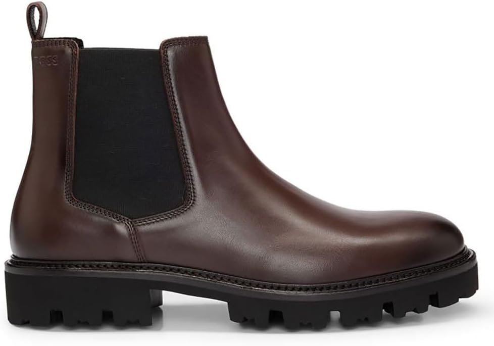 

Мужские ботинки BOSS Julyochebbu, темно-коричневый