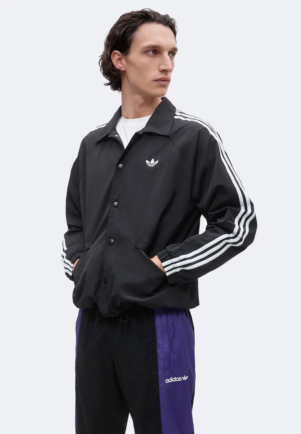 Спортивные штаны "Реал Мадрид" - клубная одежда Adidas Originals, Black — фото 4