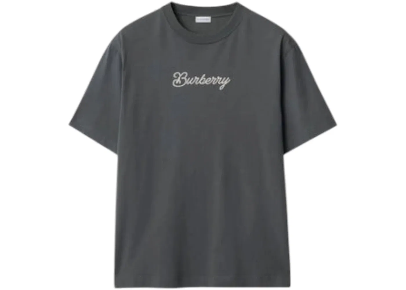 Мужская футболка с принтом Burberry Wordmark Burberry, Celadon Heather Multi