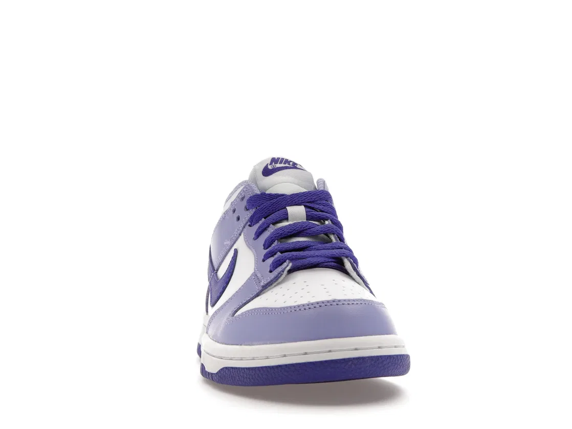 Детские кроссовки для мальчиков и девочек с низким вырезом Nike Dunk Low Nike, White/Light Thistle/Lapis — фото 2