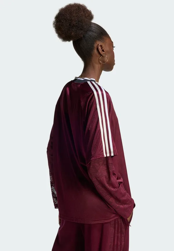 Топ с длинными рукавами Adidas Originals, Maroon — фото 2