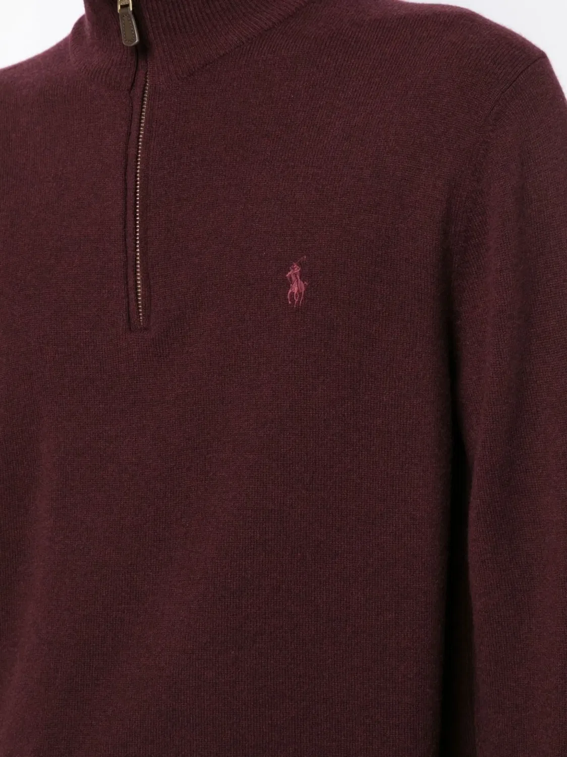 Polo Ralph Lauren Джемпер Polo Pony бордового цвета — фото 4