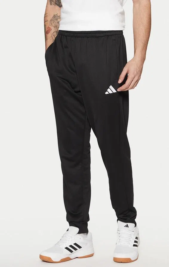 Мужской спортивный костюм с принтом 3S French Terry Tracksuit Adidas, Schwarz — фото 4