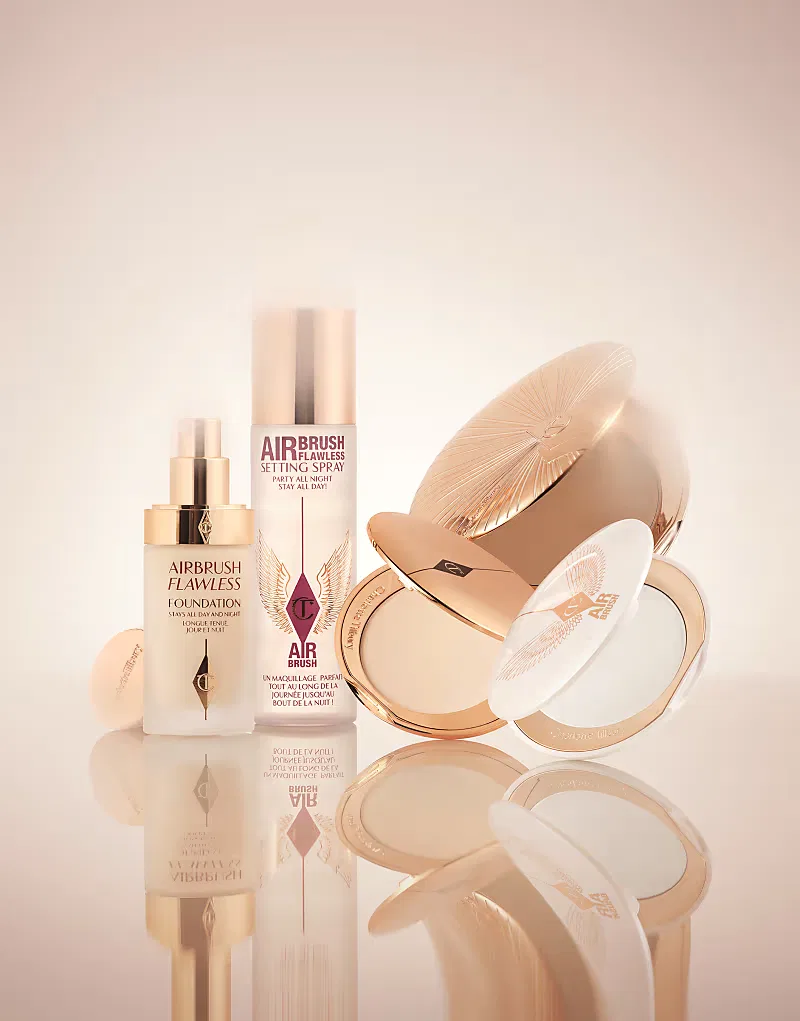 Пудра Airbrush Brightening Flawless Finish сменный блок Tan/Deep Charlotte Tilbury, мультиколор — фото 3