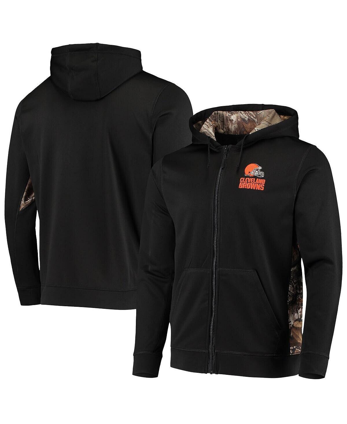 

Мужская черная толстовка с капюшоном на молнии realtree camo cleveland browns decoy tech fleece Dunbrooke, мульти