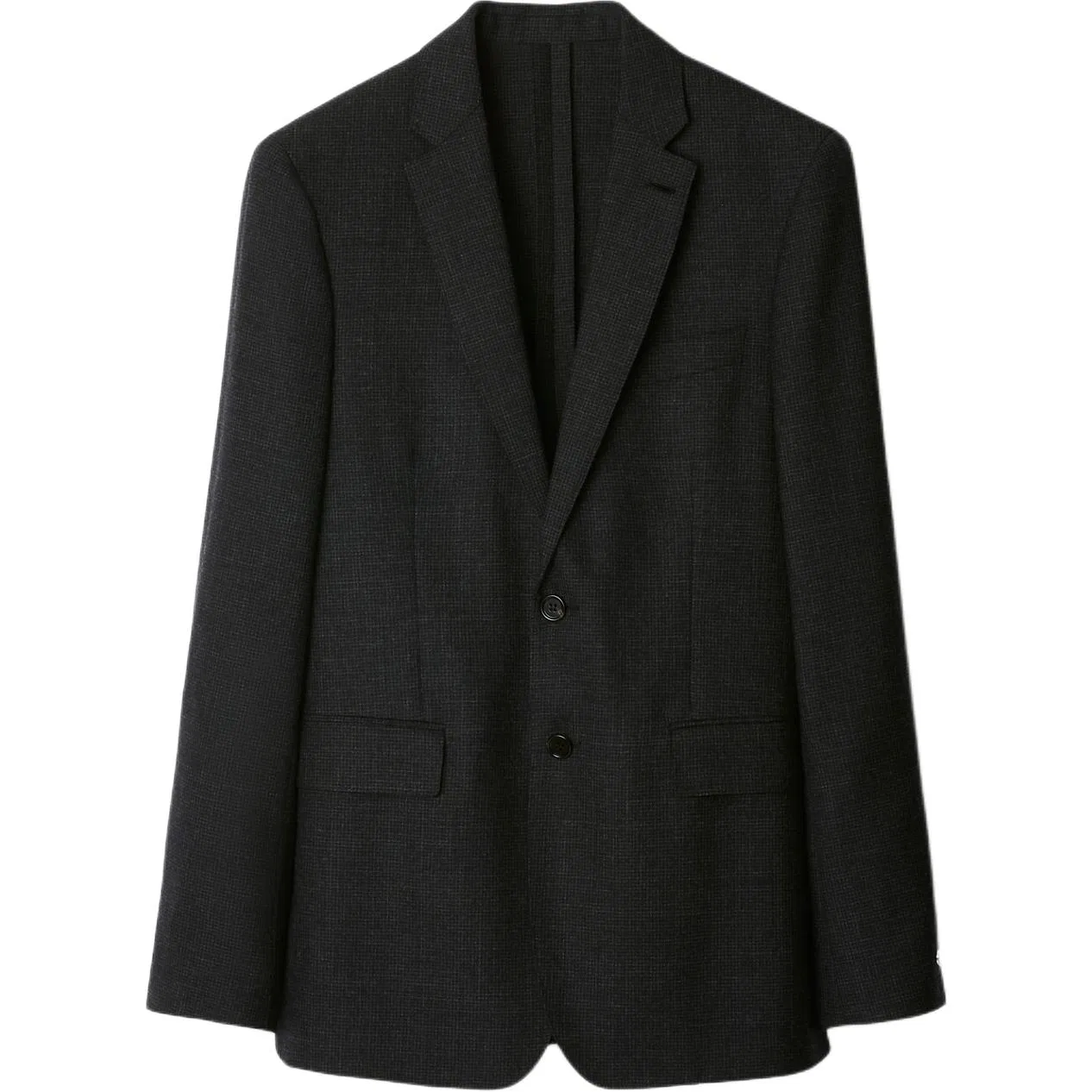 Мужской деловой костюм с принтом FW24 Business Suit Coat, Burberry, Black