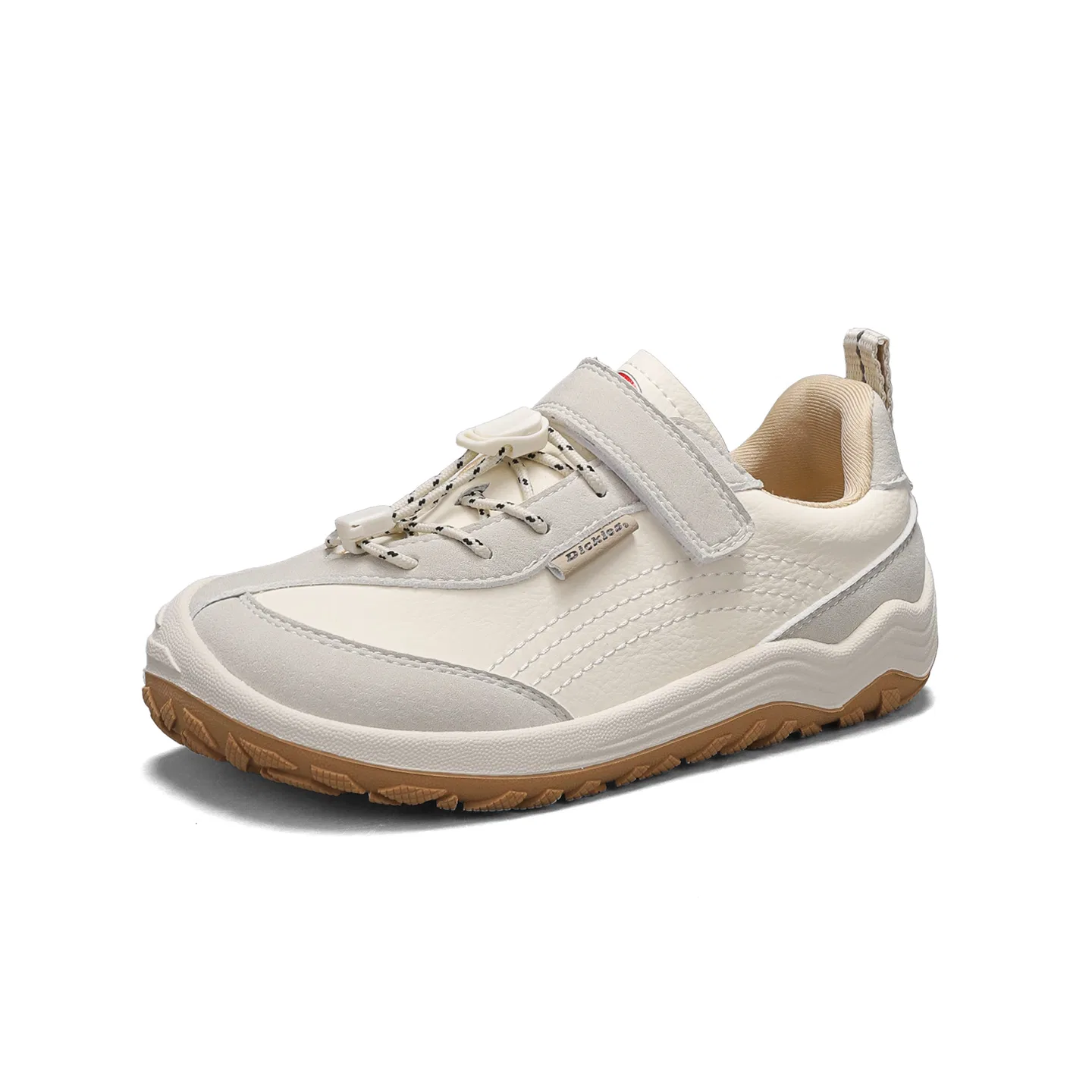 Детские кроссовки с закрытым носком Dickies, White Brown Multicolor — фото 4