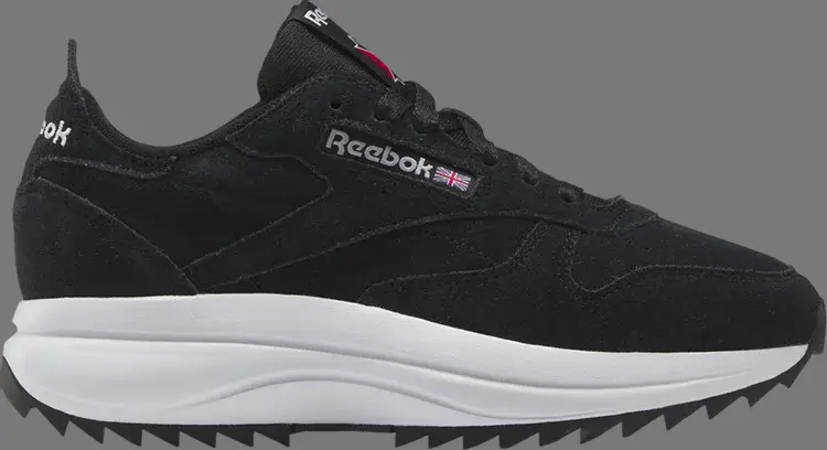 

Кроссовки wmns classic leather sp extra 'black white' Reebok, черный