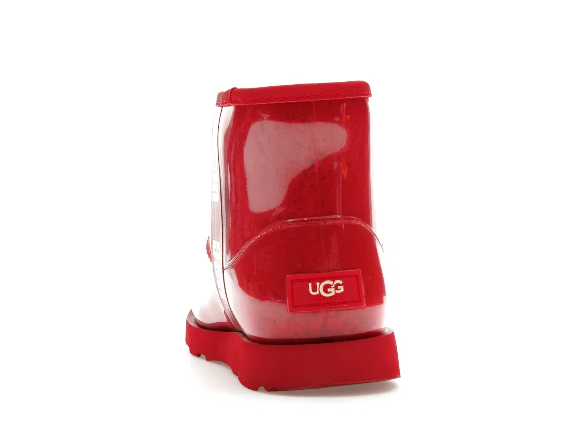 Детские сапоги с голенищем UGG Classic Clear Mini II Boot UGG, Samba Red — фото 4
