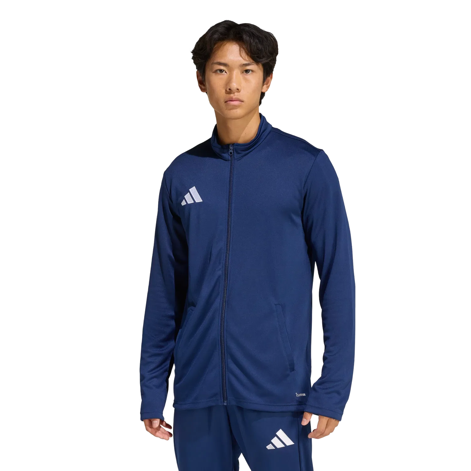 Мужская спортивная куртка с застежкой-молнией Adidas, синий — фото 2