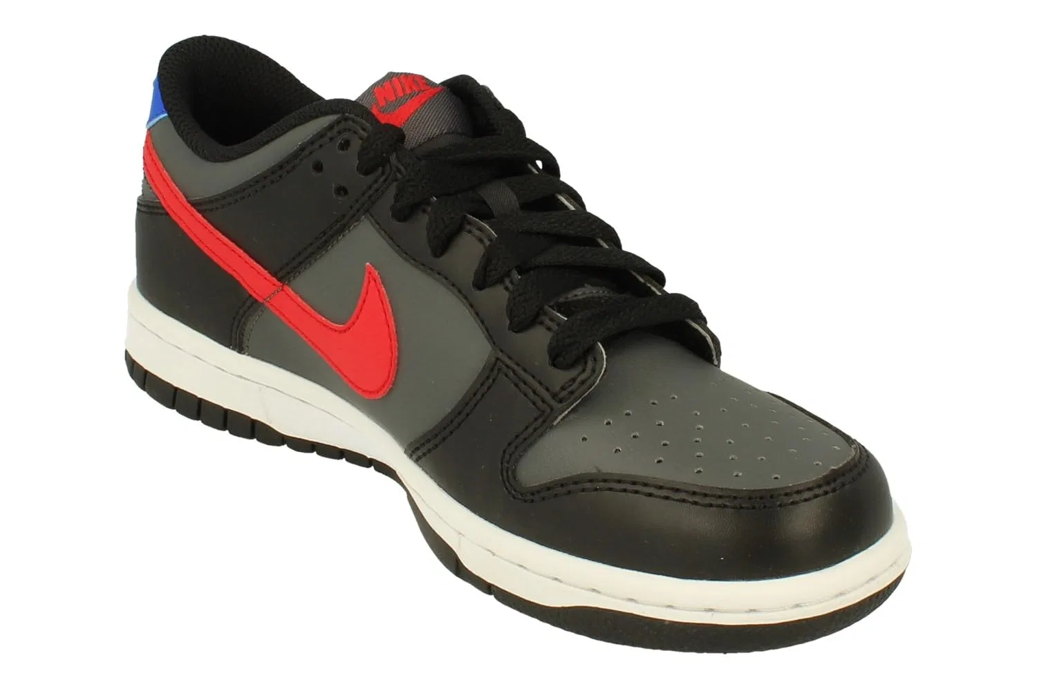 Детские кроссовки для мальчиков с принтом NIKE Dunk Low Fv0373 NIKE, Black — фото 4