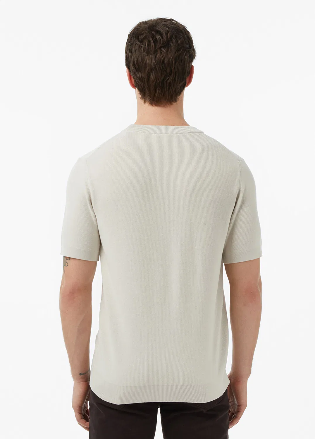 Трикотажный джемпер Classic Fit Lacoste, bej — фото 3