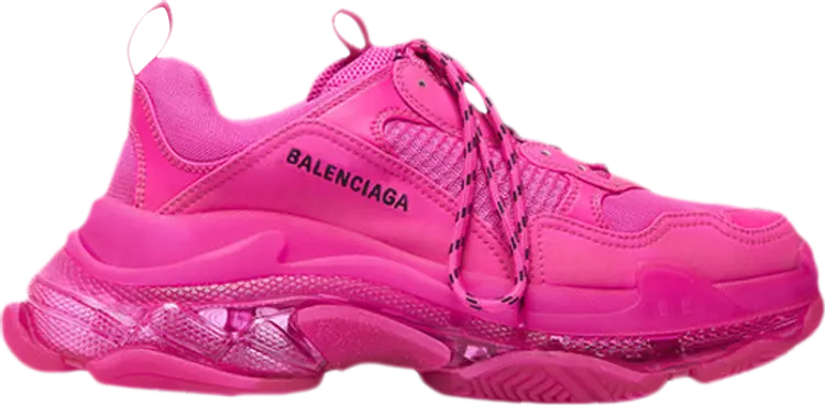 

Кроссовки Balenciaga Triple S Sneaker Clear Sole - Pink, розовый