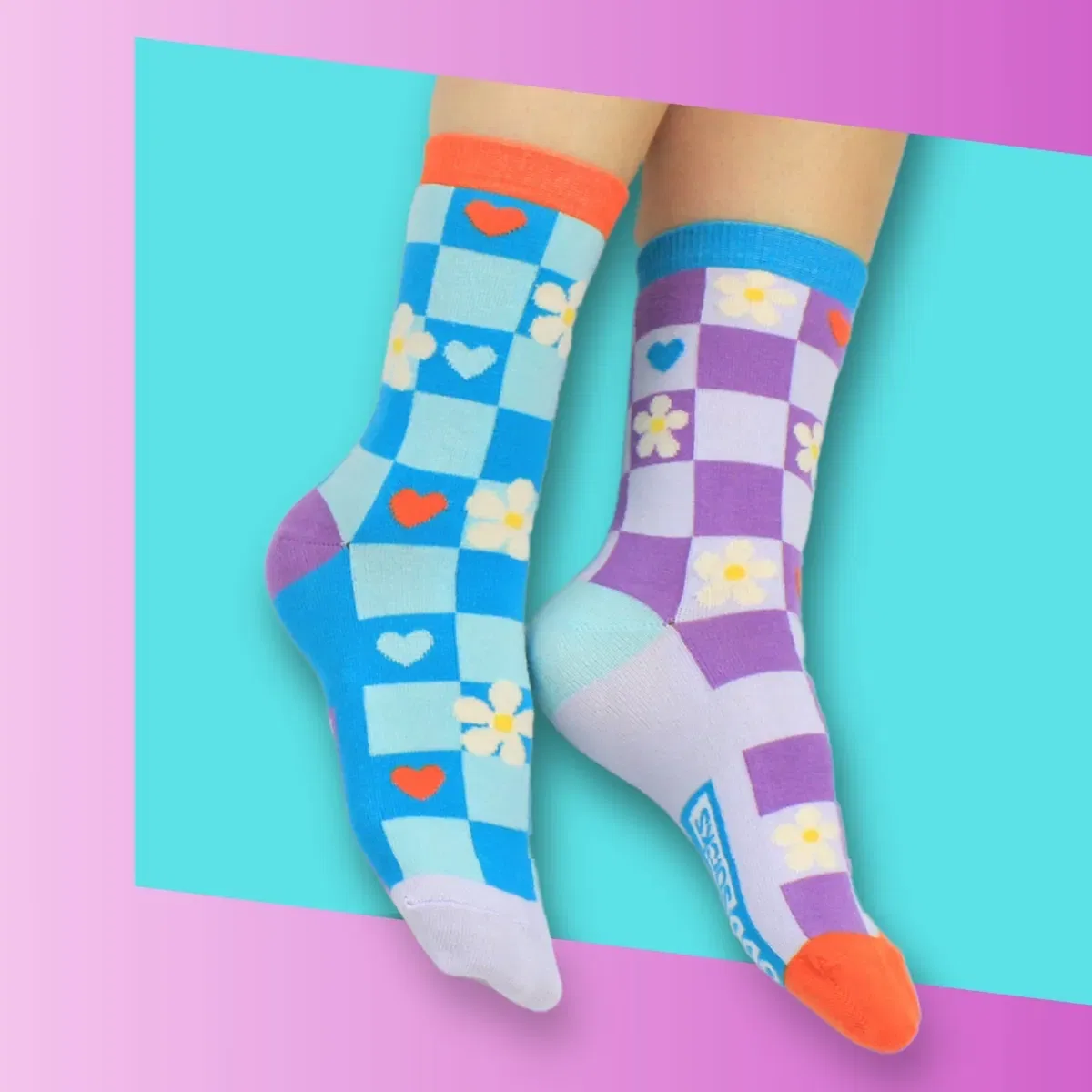 Детские носки с принтом United Oddsocks, Multi — фото 2