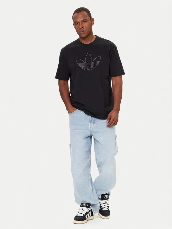 Футболка loose fit Studded Adidas, черный — фото 2