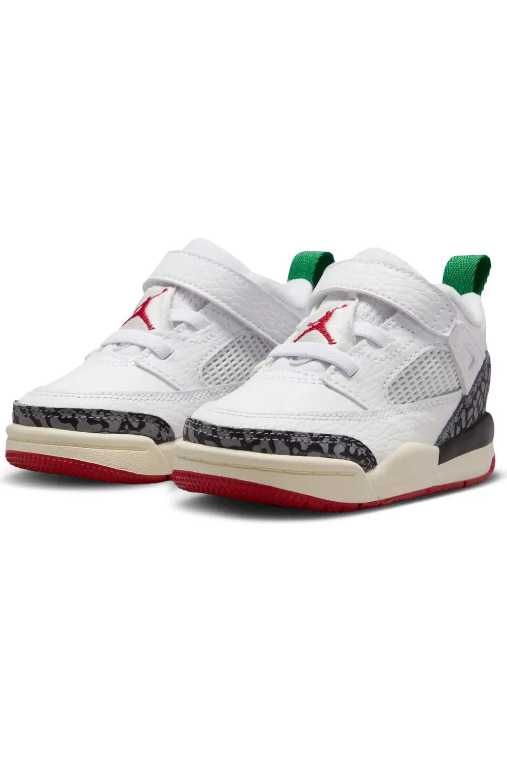 Кроссовки детские низкие Spizike Jordan, White/Red/Coconut Milk
