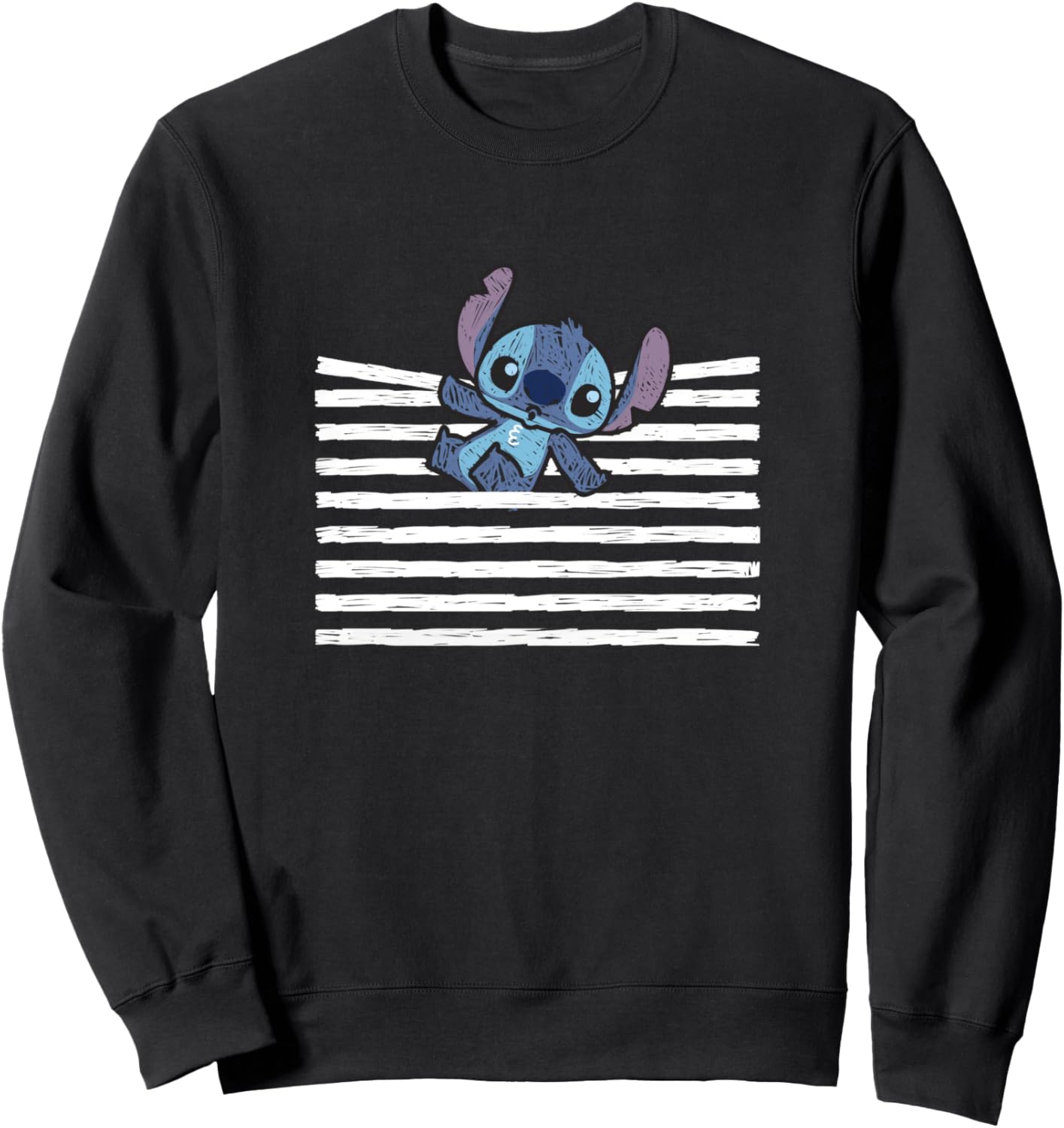

Толстовка Disney Lilo & Stitch с милым рисунком малыша Стича на груди, черная, Черный, Толстовка Disney Lilo & Stitch с милым рисунком малыша Стича на груди, черная