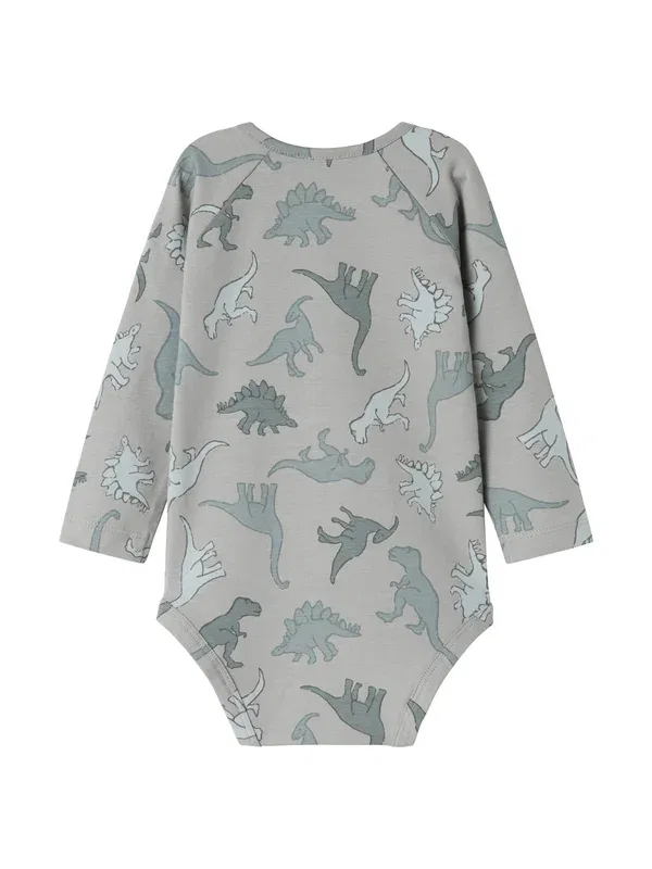 Боди с принтом динозавры Unisex - body Marmar Copenhagen, green, зеленый — фото 2